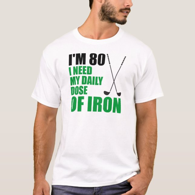 Dagligen dos 80 av järn t-shirt (Framsida)