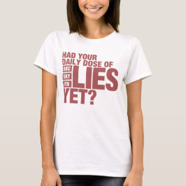 Dagligen dos av liggert (UK-massmedia) T-shirt