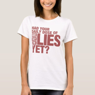 Dagligen dos av liggert (UK-massmedia) T-shirt