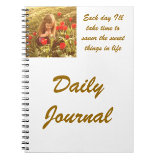 dagligen journal anteckningsbok med spiral