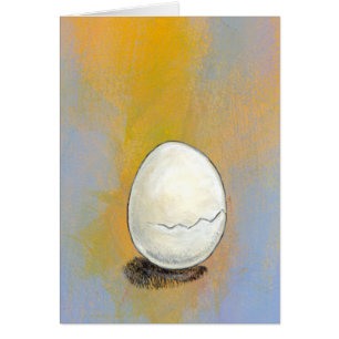 Dagligen konst 3/11/09 - knäcka egg.en hälsningskort