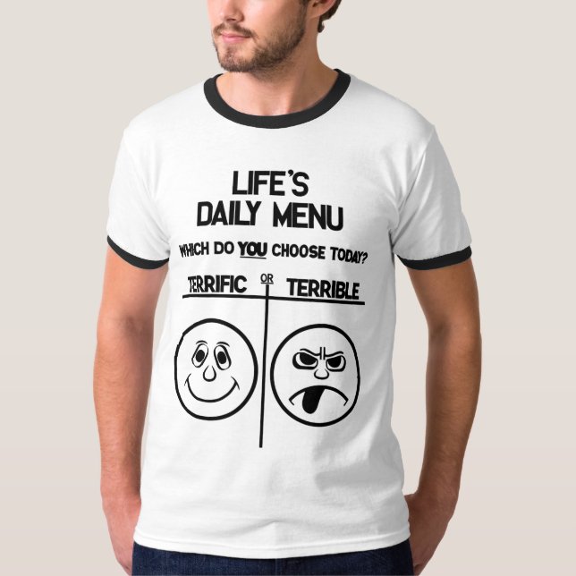 Dagligen menyT-tröja T-shirt (Framsida)