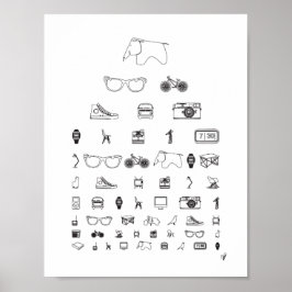 Dagligen - vitt poster