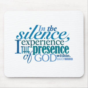 Dagligen Word® "tystnad" Mousepad Musmatta