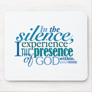 Dagligen Word® "tystnad" Mousepad Musmatta