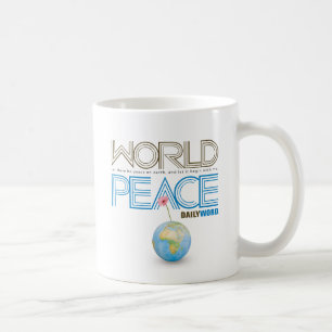 DAGLIGEN WORD® "världsfred", Kaffemugg