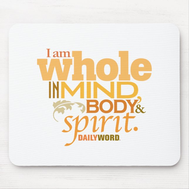 DAGLIGEN WORD® "Wholeness" Mousepad Musmatta (Framsidan)