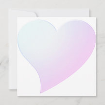 Dagligt blått rosa-övertoning - modernt blek-kort