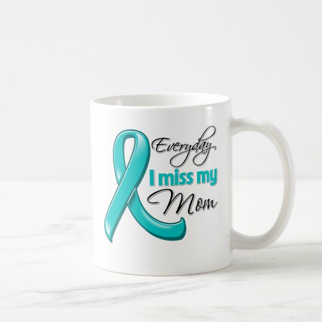 Dagligt I Fröcken min Ovarian cancer för mamma Kaffemugg (Höger)