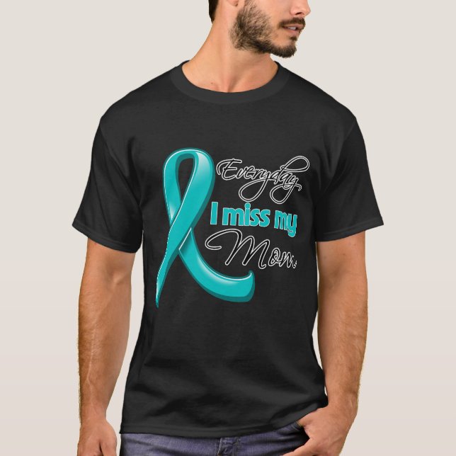 Dagligt I Fröcken min Ovarian cancer för mamma Tröja (Framsida)
