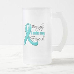 Dagligt I Fröcken min Ovarian cancer för vän Frostat Ölglas