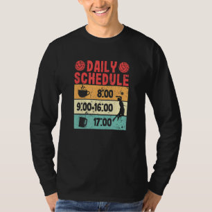 Dagligt schema för teamträning för Beach Volleybal T Shirt