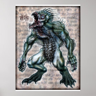 Dagon 18x24 poster