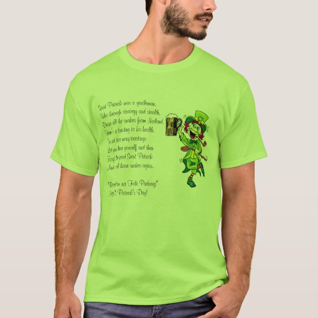 Dagrostat bröd för St. Patricks Tee Shirt (Framsida)