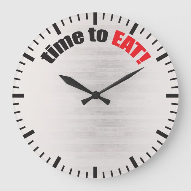 Dags att äta! Bodybuilding Bulking Stor Klocka (Framsida)