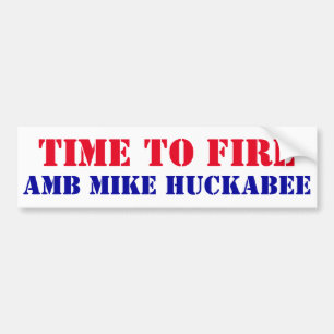 Dags att avskeda ambassadör Mike Huckabee hemligt  Bildekal