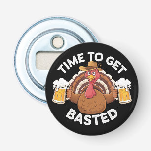 Dags att bli överöst Rolig öl Thanksgiving kalkon  Flasköppnare