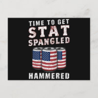 Dags att bli stjärnspäcklad hammare öl USA Flagga
