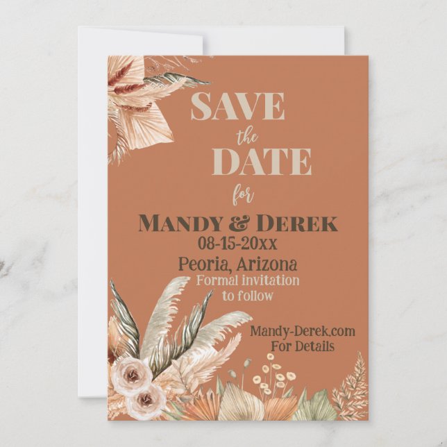 Dags att boka datumet spara datumet (Framsida)