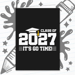 Dags att Börja Examenscitat Avgångsklass 2027 Kort