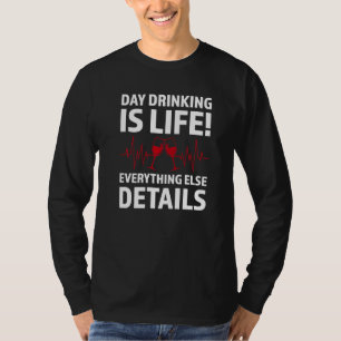 dags att dricka är livet party strand Dags att dri T Shirt