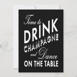 Dags att dricka Champagne Helgdag Card Julkort