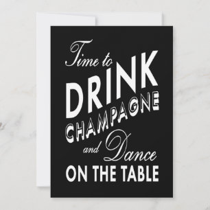 Dags att dricka Champagne Helgdag Card Julkort