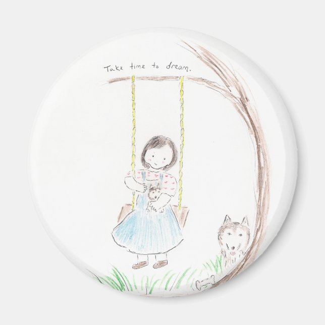 Dags att drömma magnet (Framsidan)