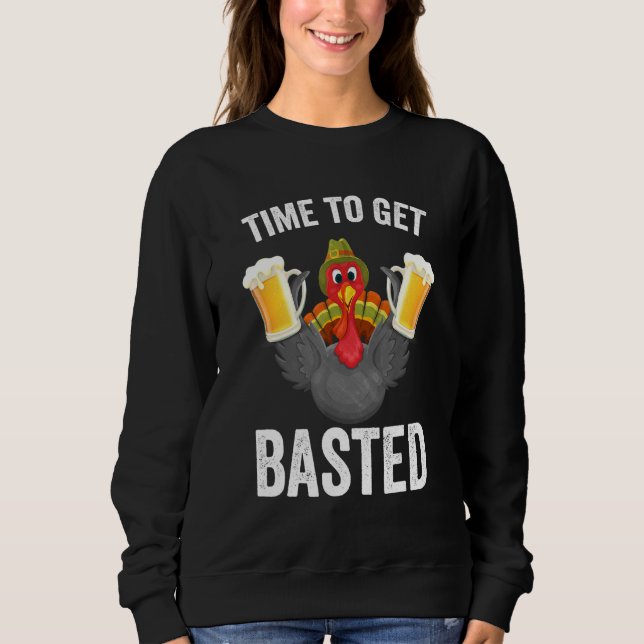 Dags att få Bast Beer Thanksgiving Turkiet T Shirt (Framsida)