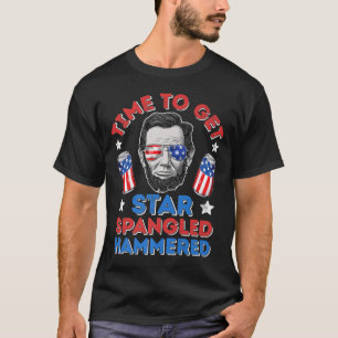 Dags att få stjärna spridd Hammered Shirt 4:e Ju T
