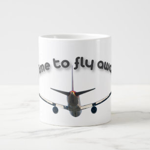 Dags att flyga iväg jumbo mugg