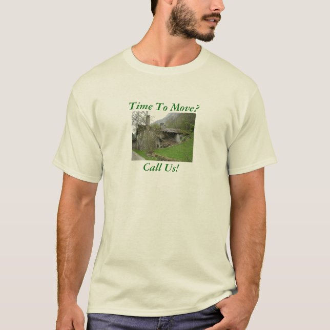 Dags att flytta? Real Gods/Flytta Shirt T (Framsida)