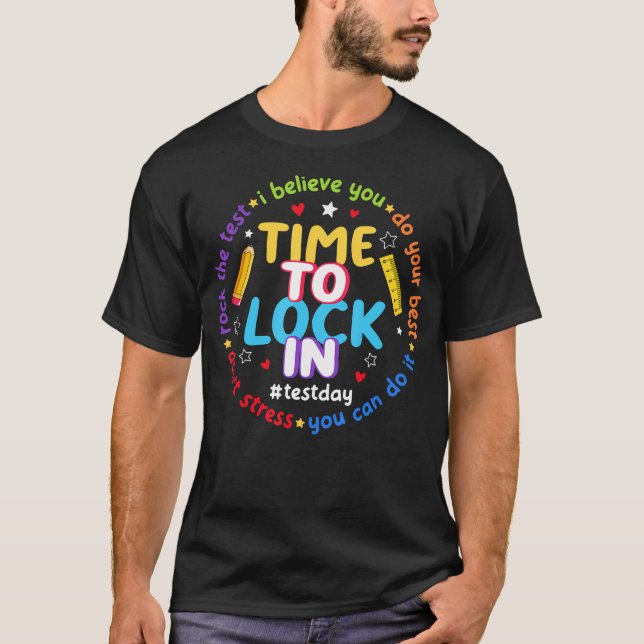 Dags att fokusera Du klarar det Provdagsstämning T Shirt (Framsida)
