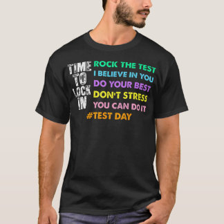 Dags att fokusera på provdagen Du klarar det lärar T Shirt