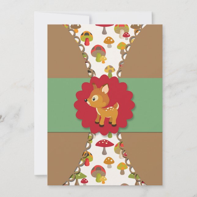 Dags att gå till Vilden för inbjudningar till baby (Framsida)