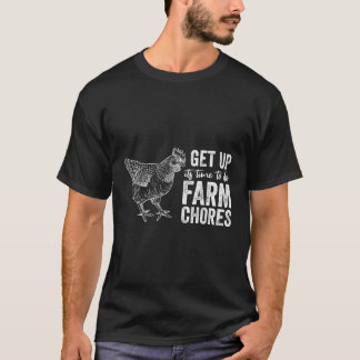 Dags att göra farmor Chores Chicken T Shirt