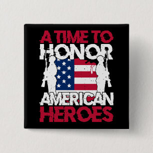Dags att hedra Amerika Heroes Knapp