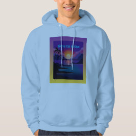 Dags att koppla av Tropisk solnedgång Herr hoodie