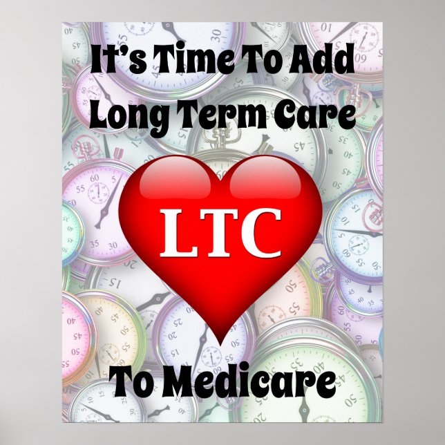 Dags att lägga till långtidsvård till Medicare Poster (Framsidan)