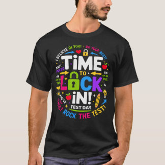 Dags att låsa in provdag Lärarprovdag T Shirt