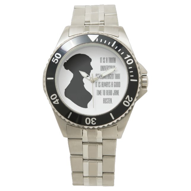 Dags att läsa Jane Austen  Armbandsur (Framsida)