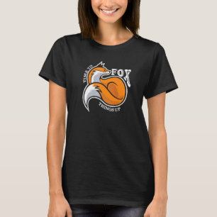 Dags att lura till det Pun Söt räv Djur T Shirt