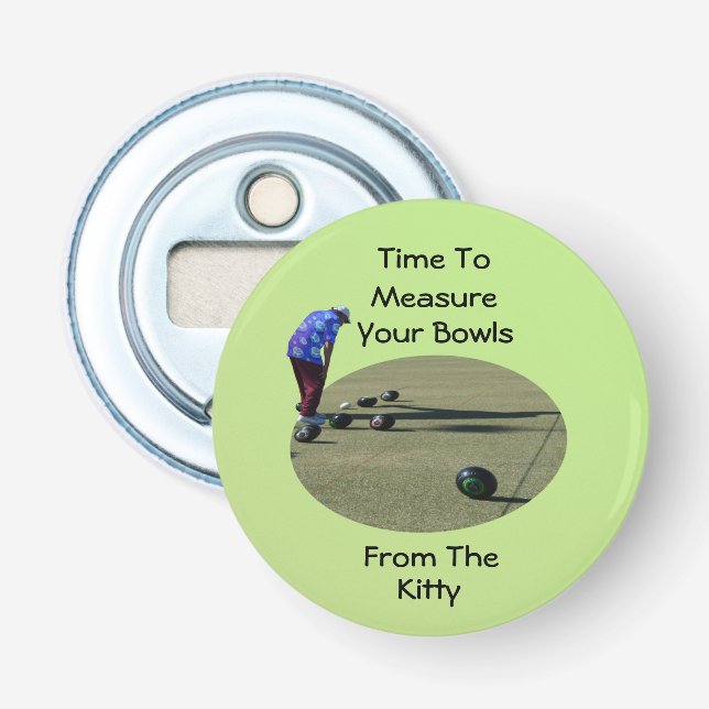 Dags att mäta dina Gräsmatta, Flaska-öppnare Flasköppnare (Framsidan)