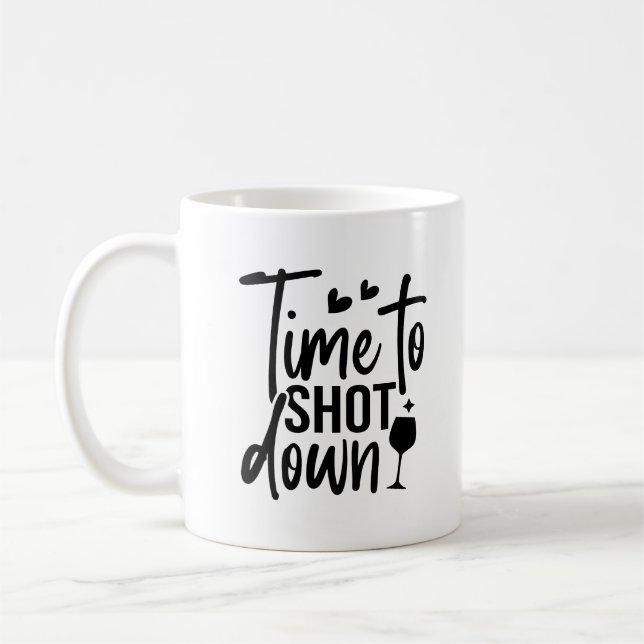 Dags att skjuta ned kaffemugg (Vänster)