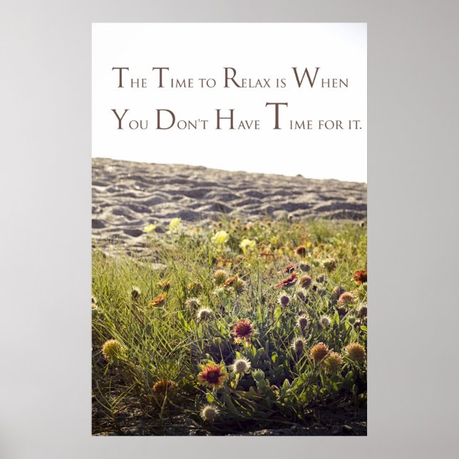 Dags att slappna av "poster" poster (Framsidan)