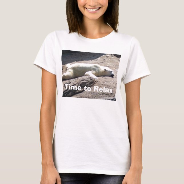 Dags att slappna av t-shirt (Framsida)