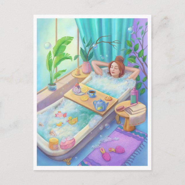 Dags att slappna av vykort (Framsida)