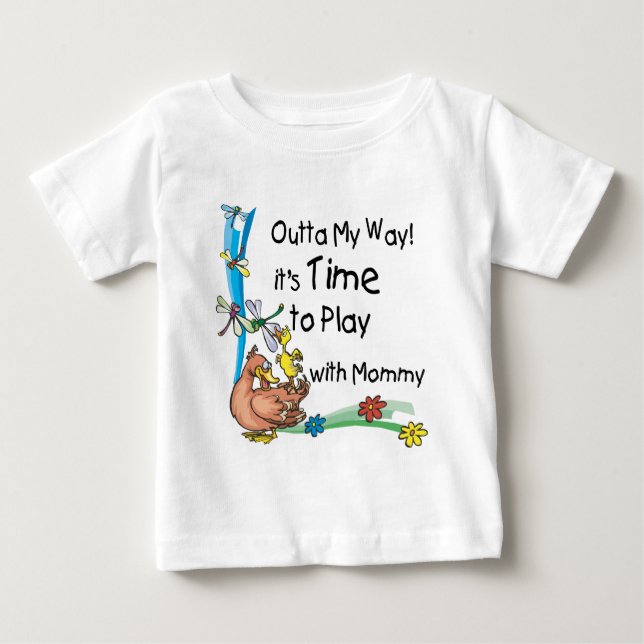 Dags att spela med Mamma Tee Shirt (Framsida)