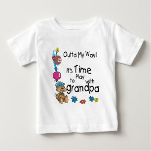 Dags att spela med morfar tee shirt