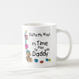 Dags att spela med pappa2 kaffemugg